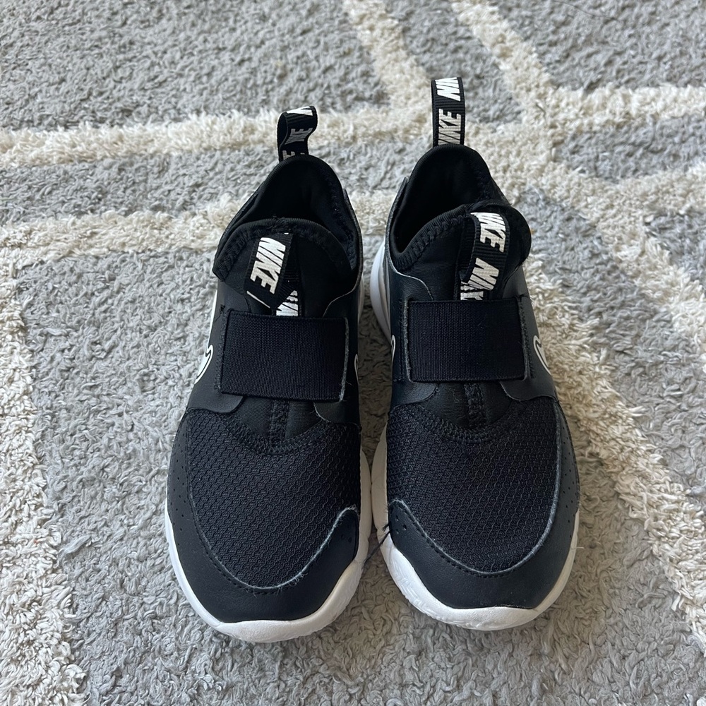 Nike Black and White Slip-On Sneakers